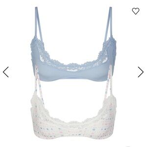 Skims Fits Everybody Lace Scoop Bralettes